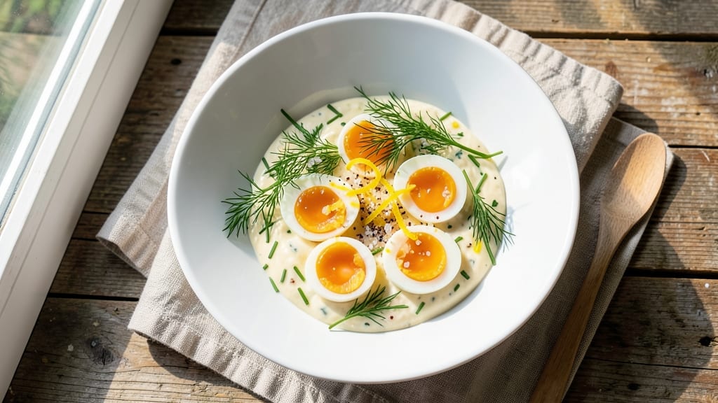 Soft Boiled Egg Salad Recipe: Crisp Tortilla Cups Hold Silky Yolk Magic