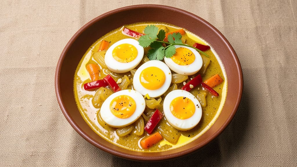 Yellow Egg Curry Recipe: Spiced Turmeric and Coconut Comfort Bowl