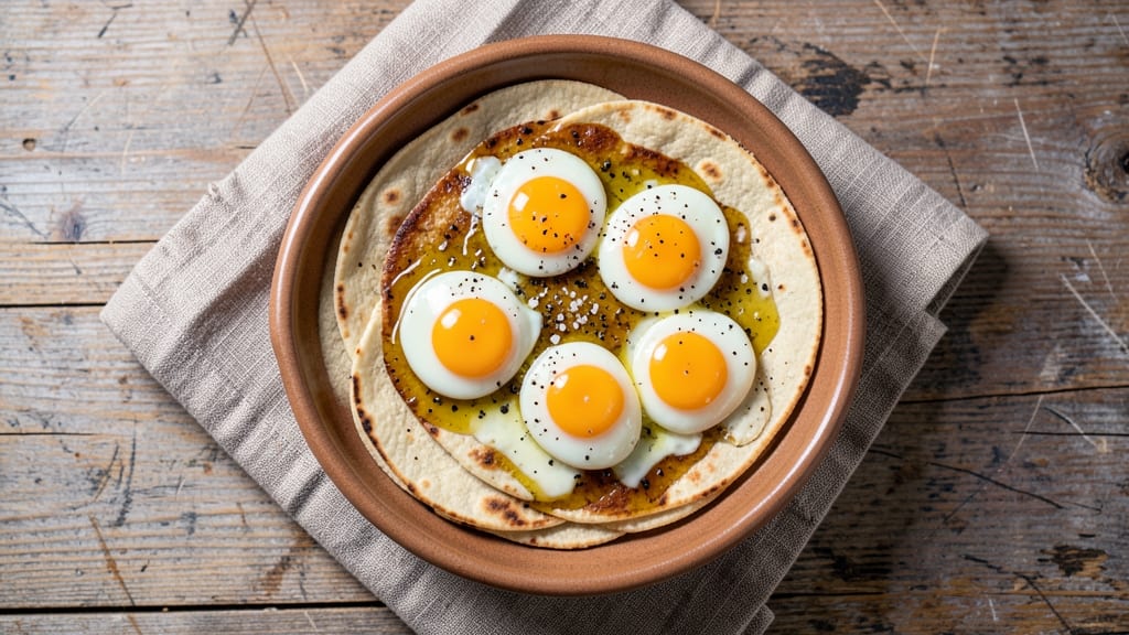 60 Degree Egg Recipe: Crispy Tortilla Cups With Foil-Sealed Warmth