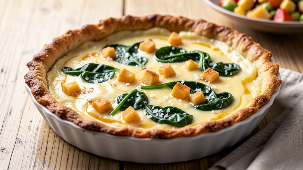 Two-Egg Quiche Recipe: Crispy Crust, Creamy Filling Without Cracking