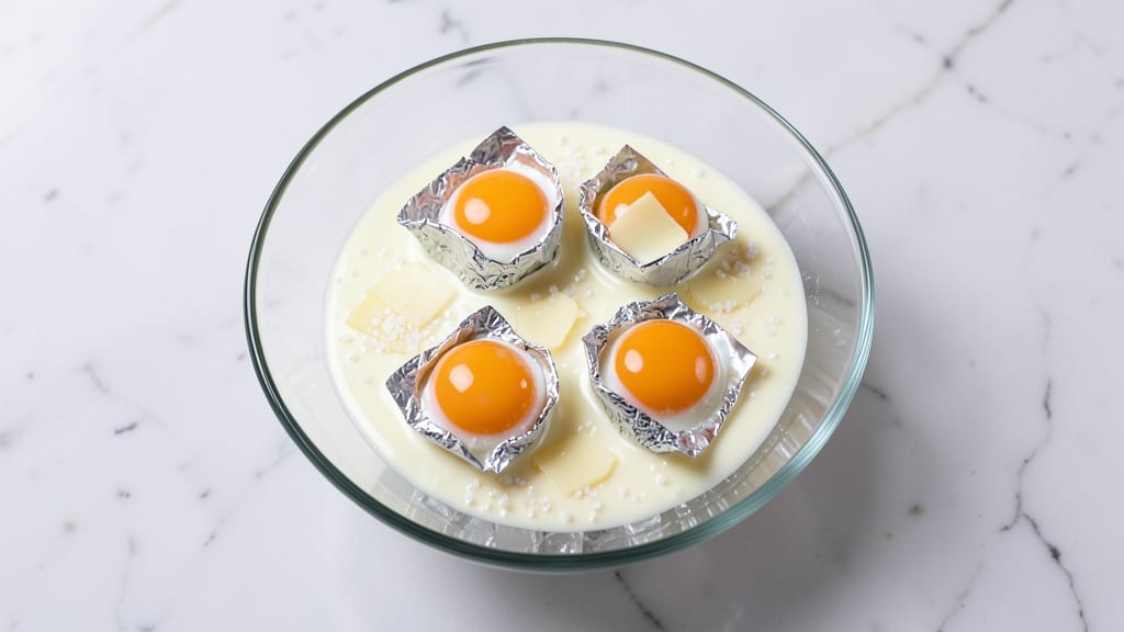 62 Degree Egg Recipe: Foil-Sealed Yolk Magic in Minutes