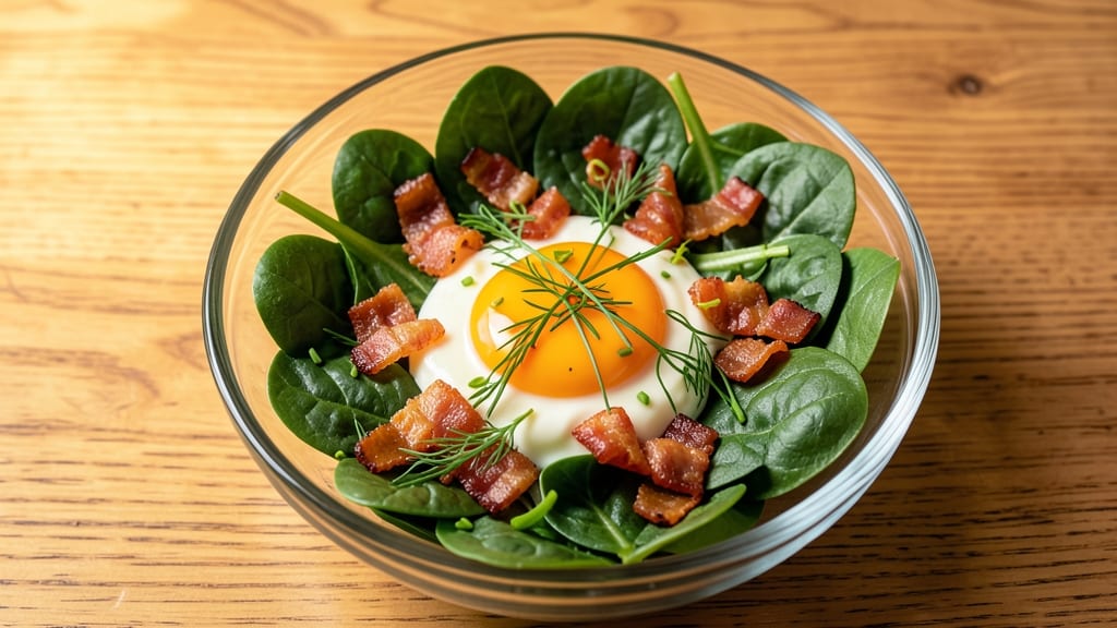 Spinach Bacon Egg Salad Dressing Recipe: Herb-Infused Creaminess With Crispy Bits