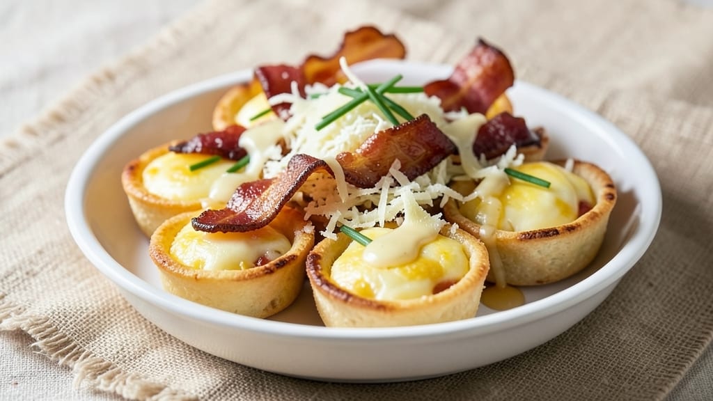 Starbucks Bacon and Gruyere Sous Vide Egg Bites Recipe: Crispy Tortilla Cups with Melted Cheese and Smoky Bacon